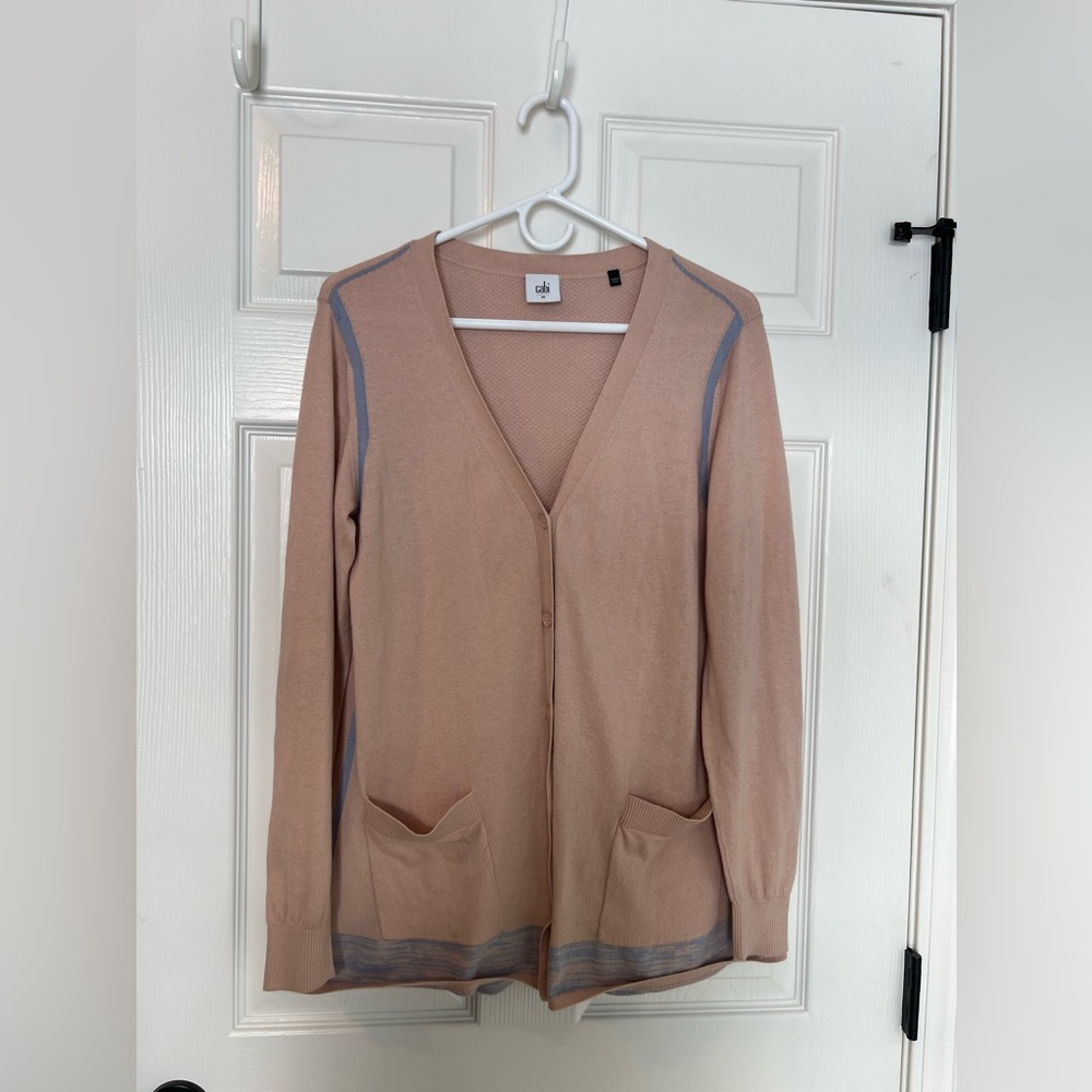 💚BOGO- Cabi cardigan, pale pink, medium, EUC